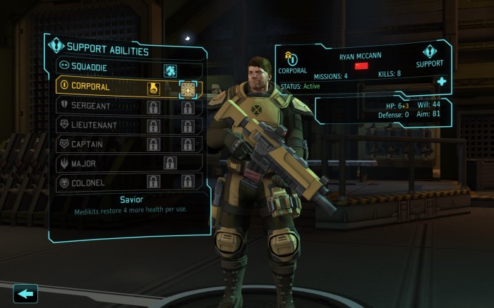 But that's a colonel level support ability.