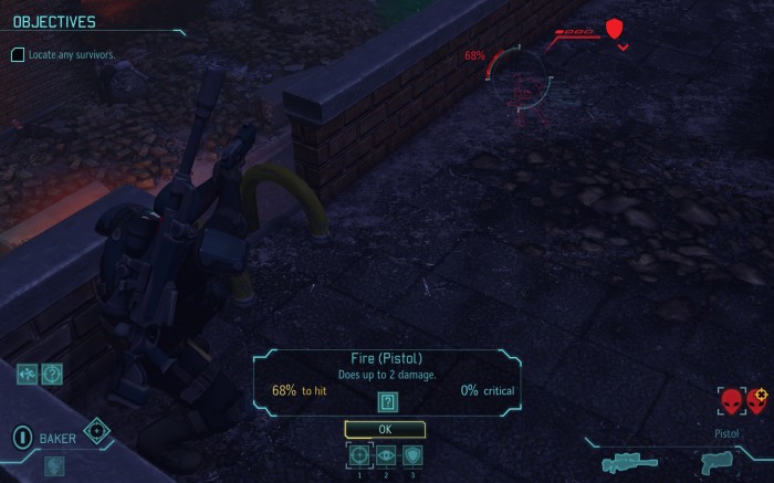 I remembered why rooftops suck for snipers. You startle everything and then are left with a pistol to shoot with.