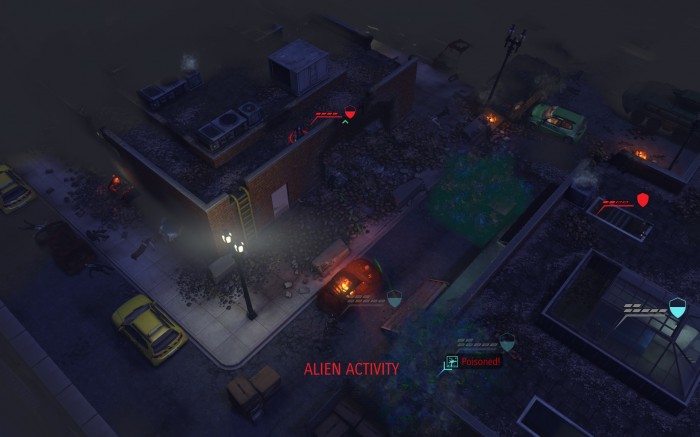 And hey, Greg's poisoned, which craters his aim. Awesome.